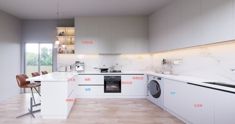 KITCHEN 可分布功能